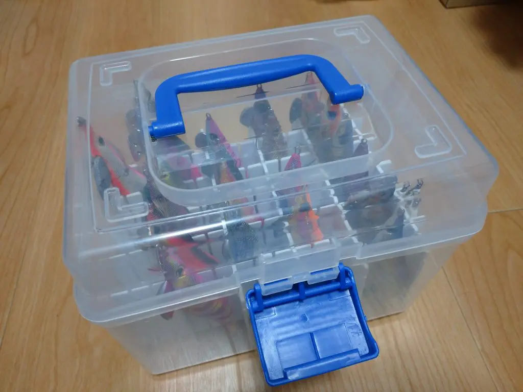 100均で作ったエギBOX