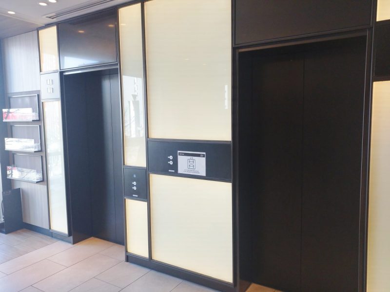 五反田サラダバーランチキャロルのエレベーターアクセス