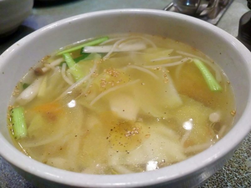 川崎龍苑野菜スープ